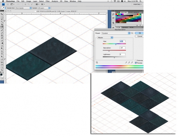 Creation of USE YOUR ILLUSION II: Step 6